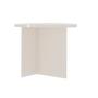 Imagem de Mesa Lateral Triangular Artely Delta Cor Off White