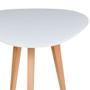 Imagem de Mesa Lateral Triangular Munique Branca
