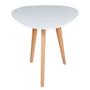 Imagem de Mesa Lateral Triangular Munique Branca