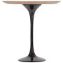 Imagem de Mesa Lateral Tulipa Saarinen Redonda 51 cm - Freijó