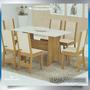 Imagem de Mesa Luna 06 Cadeiras Conjunto Sala de Jantar Madeform Luna com 06 Cadeiras Estela