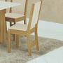 Imagem de Mesa Luna 06 Cadeiras Conjunto Sala de Jantar Madeform Luna com 06 Cadeiras Estela