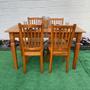 Imagem de Mesa Madeira de Demolição 140cm x 70cm com 4 Cadeiras BH Sudeste Rústico