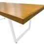 Imagem de Mesa Madeira Maciça para Ambiente Biofílico Lanna com Ferragem 1,20m Branco