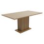 Imagem de Mesa Madesa Retangular Tampo de Madeira 5275 - Rustic/Crema
