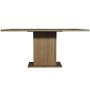 Imagem de Mesa Madesa Retangular Tampo de Vidro 5275 Rustic/Preto