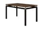 Imagem de Mesa Malva 91X68cm Preto Fosco/Tampo Nature - Artefamol