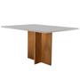 Imagem de Mesa Mdf Com 4 Cadeiras Grecia Creme, Off White e Imbuia