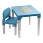 Imagem de Mesa Mesinha Com Cadeira Cores Crianças Infantil Personagens Menino e Menina