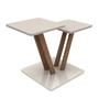Imagem de Mesa Mesinha de Centro Quadrada com 2 Prateleiras Otto Cores