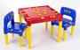 Imagem de Mesa Mesinha Didatica Infantil Com 2 Cadeiras