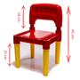 Imagem de Mesa / Mesinha Infantil 2 Cadeiras Plástica Educativo Tritec