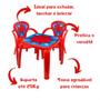 Imagem de Mesa Mesinha Infantil Com 2 Cadeiras Spider Aranha Menino