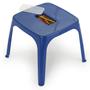 Imagem de Mesa Mesinha Infantil Com Porta Objetos Azul 47Cm Resistente