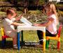 Imagem de Mesa Mesinha Infantil Didática Com 2 Cadeiras Poliplac