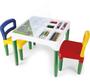 Imagem de Mesa Mesinha Infantil Didática Com Cadeiras Poliplac