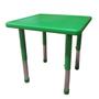 Imagem de Mesa Mesinha Infantil Escolinha Diversão 60x60 C/ Pes Ajustavel Resistente