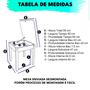Imagem de Mesa Mesinha Quadrada Com Baú Infantil Para Atividades De Madeira MDF Maciça