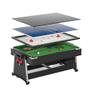 Imagem de Mesa Multijogos 4 em 1 Ping Pong Bilhar e Air Hockey Ahead Sports Preto