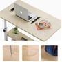 Imagem de Mesa multiuso notebook ajustavel com rodinhas e 2 prateleira