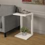 Imagem de Mesa Namur Branca Lateral MDF Alta Qualidade Excelente