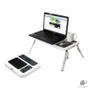 Imagem de Mesa Notebook Com 2 Coolers Usb Dobrável