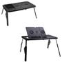 Imagem de Mesa Notebook Dobrável Com Cooler Usb Altura Ajustável