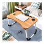 Imagem de Mesa notebook multiuso dobravel home office bandeja sofa cama suporte porta copo