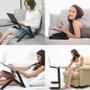 Imagem de Mesa notebook sofa cama dobravel multifuncional desk slim suporte articulavel colo home office