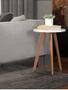 Imagem de Mesa Off White Lateral Para Decoração Para Sala De Estar