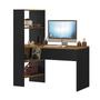 Imagem de Mesa Office Escrivaninha com Torre e Prateleiras Nt 2105