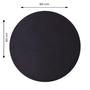 Imagem de Mesa Ômega em Ferro Preto Pintura Eletrostática 74 cm (Altura) com Tampo em MDP Redonda 80 cm Cor Preto