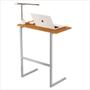 Imagem de Mesa P/Notebook Thor MDP Nature Pés Ferro Cinza Sal Movelaria