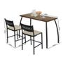 Imagem de Mesa Para Apartamento de Parede Compacta Com 2 Cadeiras Fit