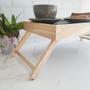 Imagem de Mesa Para Café da Manhã Bandeja de Café na Cama com Pés Retráteis Madeira Pinus Stolf