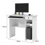 Imagem de Mesa para Computador 1 Gaveta Viena EJ Móveis Branco