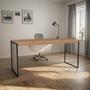 Imagem de Mesa Para Computador Escritório Pé De Ferro Diretor 120cm - JM3 Móveis