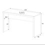 Imagem de Mesa Para Computador Escrivaninha ME4135 Rústico - Tecno Mobili