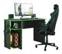 Imagem de Mesa Para Computador Gamer 2 Prateleiras Suporte P/ Headset