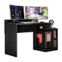 Mesa para Computador Gamer Play Preto - PR Móveis Imagem de Mesa para Computador Gamer Play Preto - PR Móveis