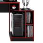 Imagem de Mesa para Computador Gamer Play Preto/Vermelho - PR Móveis