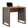 Imagem de Mesa Para Computador Morada Amêndola Grafito - Demóbile