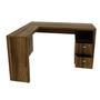 Imagem de Mesa para Escritório 113x138,5cm em L com 2 Gavetas ME4129