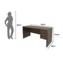 Imagem de Mesa para Escritório 155cm com 3 Gavetas Reversível ME4113