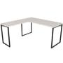 Imagem de Mesa para Escritório Angular Kuadra Snow - Compace