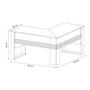 Imagem de Mesa para Escritório Angular ME4145 Tecnomobili