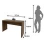 Imagem de Mesa para Escritório com 127cm - Nogal