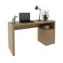 Imagem de Mesa para Escritório com 2 Gavetas - Amêndoa