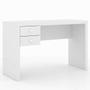 Imagem de Mesa para Escritório com 2 gavetas Branco Tecnomobili