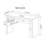 Imagem de Mesa para Escritório com 2 gavetas Branco Tecnomobili